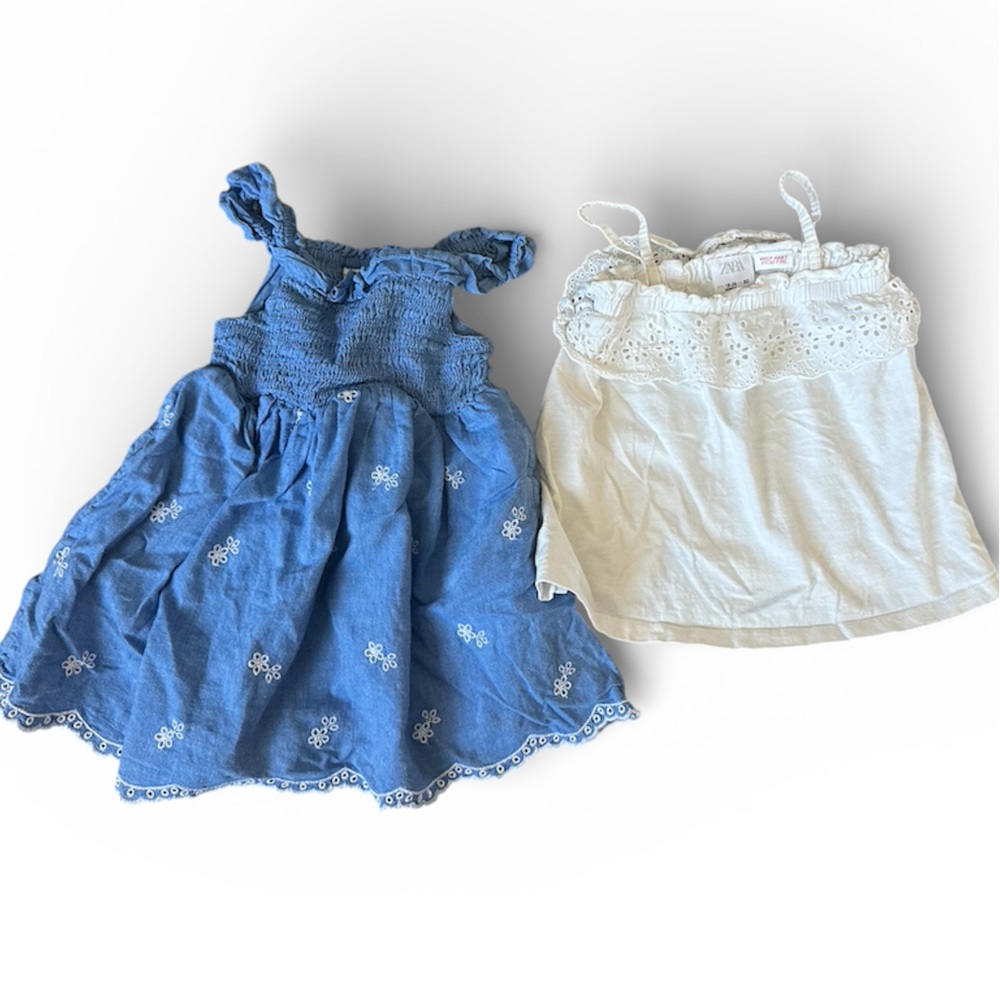 Spring Time Baby Girl Bundle 18 months Zara & Cat & Jack